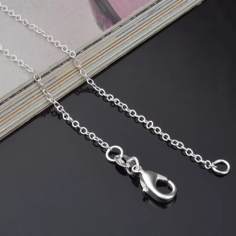 925 Sterling Silver Rolo Chain - Picture 3 of 3